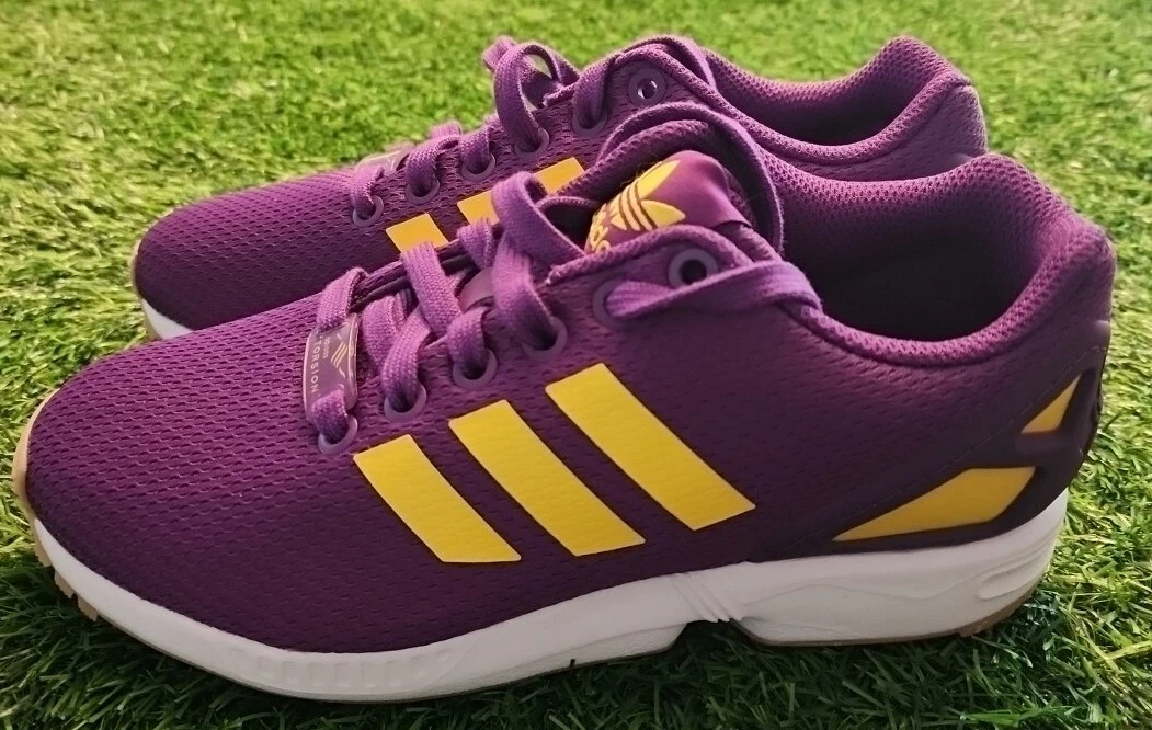 FLUX GX Sサイズ パープル Preços baixos em adidas ZX Flux Glory Purple Yellow | eBay