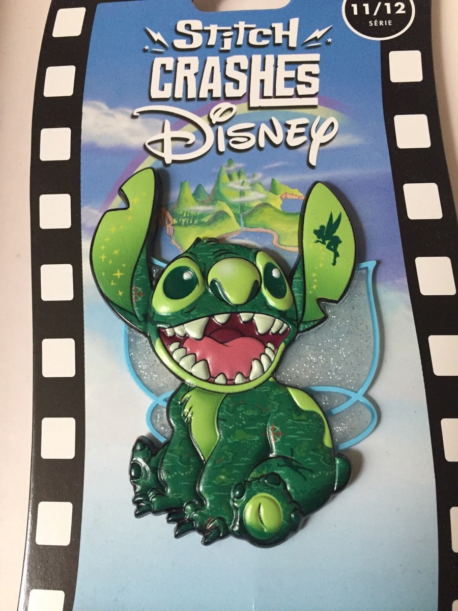 Disney STITCH CRASHES Peter Pan Tinker Bell Pin 11/12