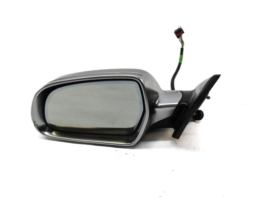 09-14 AUDI A5 S5 (B8 8T) COUPE LEFT HEATED MEMORY AUTODIM DOOR MIRROR (ALUMINUM)