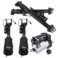 Hinten & Vorne Stoßdämpfer mit ADS + Kompressorpumpe Für Mercedes-Benz W164 X164