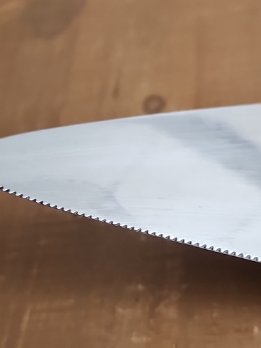 Vtg Vernco Japan Pie Server Stainless Steel Wood Handle Bevel Edge Dessert Slice - Afbeelding 9 van 12