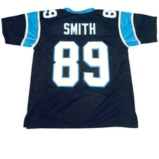 UNSIGNED CUSTOM Sewn Stitched Steve Smith Sr. Black Jersey - M, L, XL, 2XL