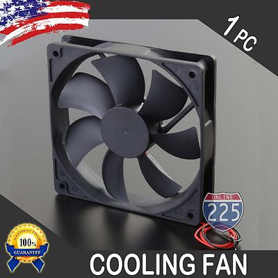 6'' Square Cooling Fan 12 Volt Rotary 1'' depth Amplifier Computer Electronics CPU