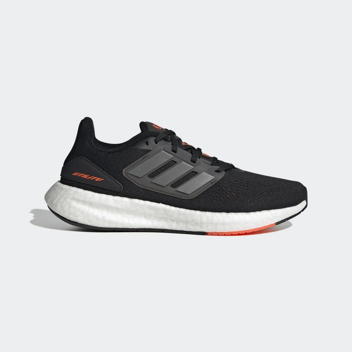 Adidas Pureboost 22 HQ7211 Men Running Shoes Black Iron Metallic