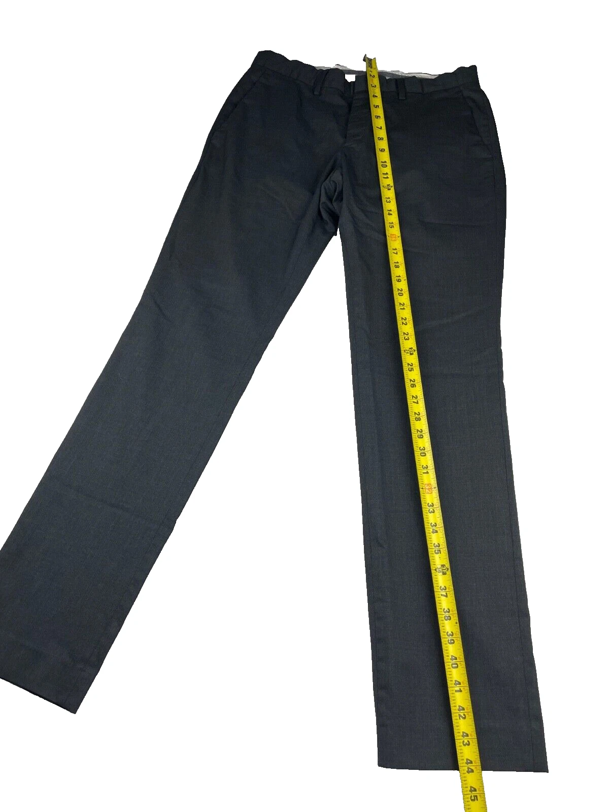 Moncler 1952 Pantalone elegante uomo misto lana piatto davanti grigio • 34x34