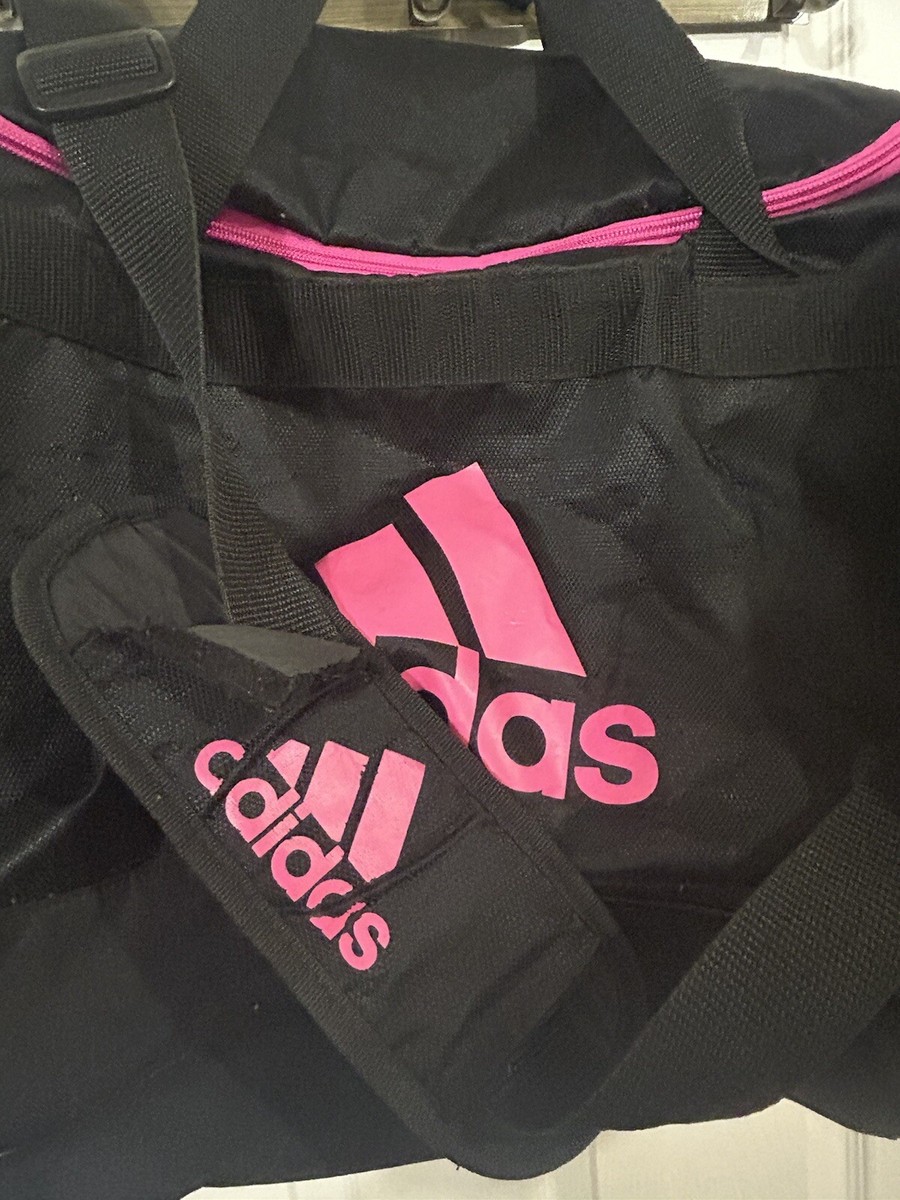 Adidas Defender 2 Black And Pink Duffel Bag Sports Bag | eBay