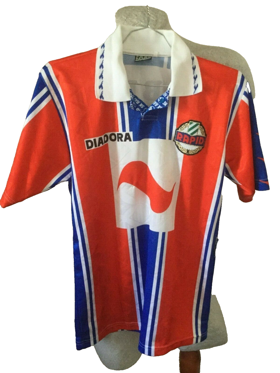 Diadora Sk Rapid Wien Tshirt Fußball Vintage 1994/1995 Weg