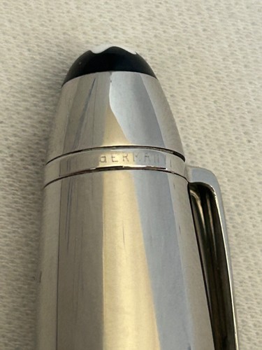 Montblanc Solitaire Stainless Steel. LeGrand 146 FP 18K B Nib-Exc. Condition - 第 10/20 張圖片