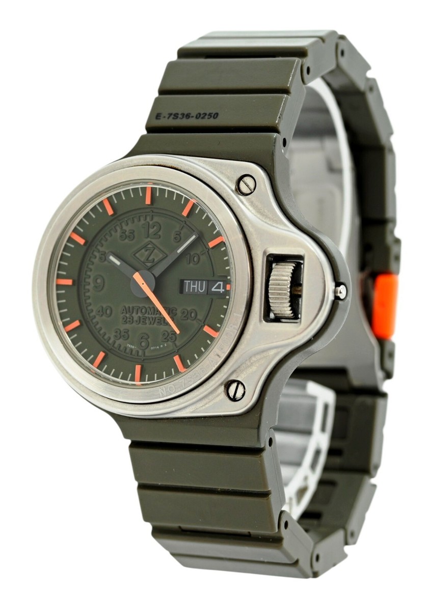 Seiko Cabane de Zucca JDM Giugiaro Dashboard Green Plastic Watch