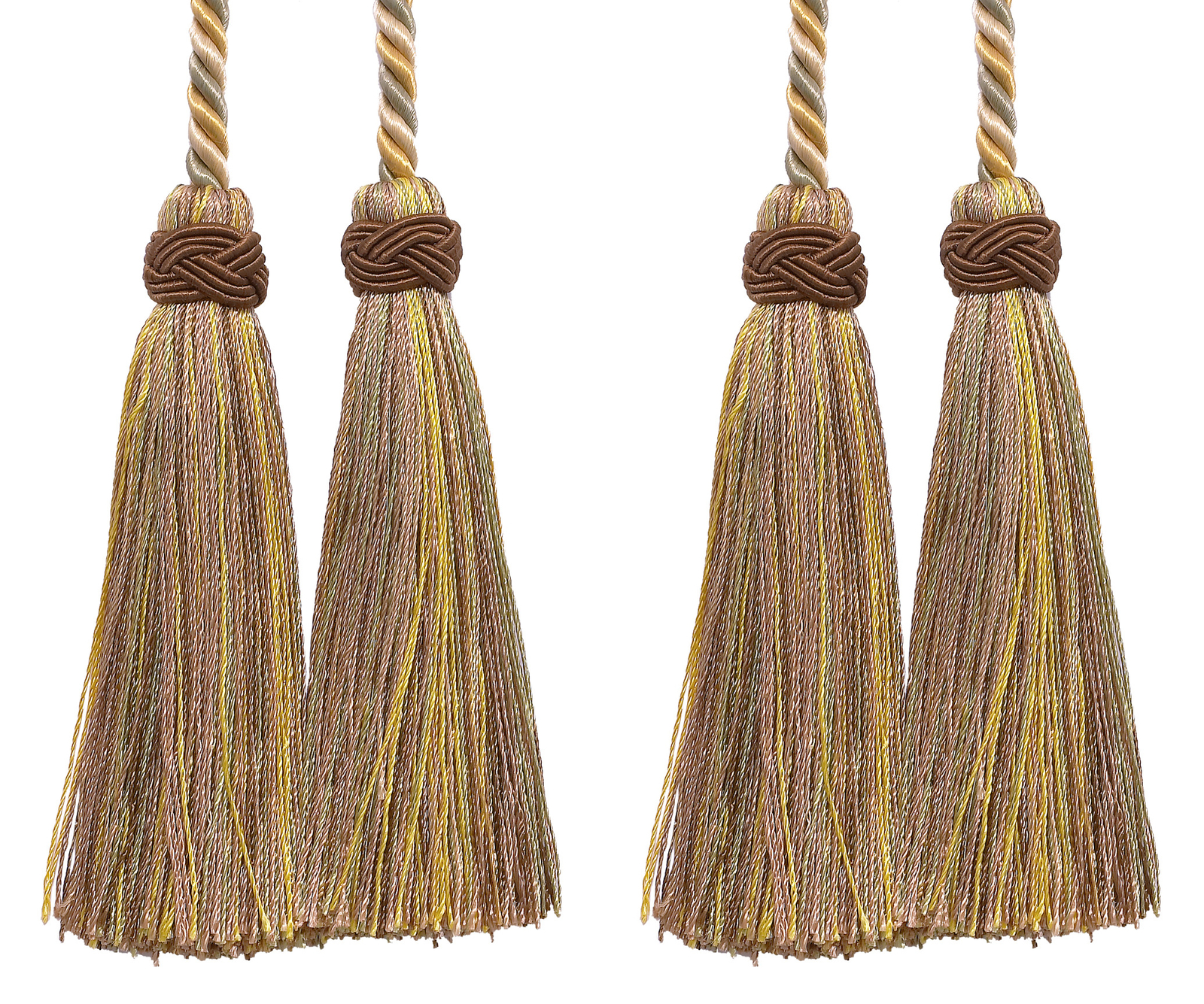Curtain Tieback, Style# ICT, Color# 2935 - Cashew Beige [Set of 2]