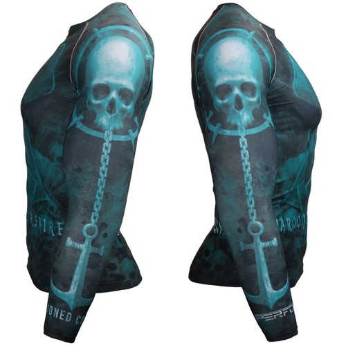 BTOPERFORM Skin Tight Compression Base Layer Under Rash guard MMA Gym S-3 - Picture 29 of 44