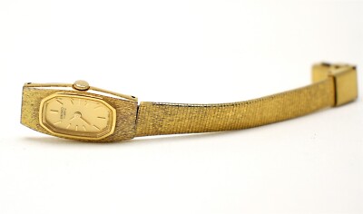 SEIKO Quartz Gold Tone Ladies Wrist Watch 2E20-6469 For
