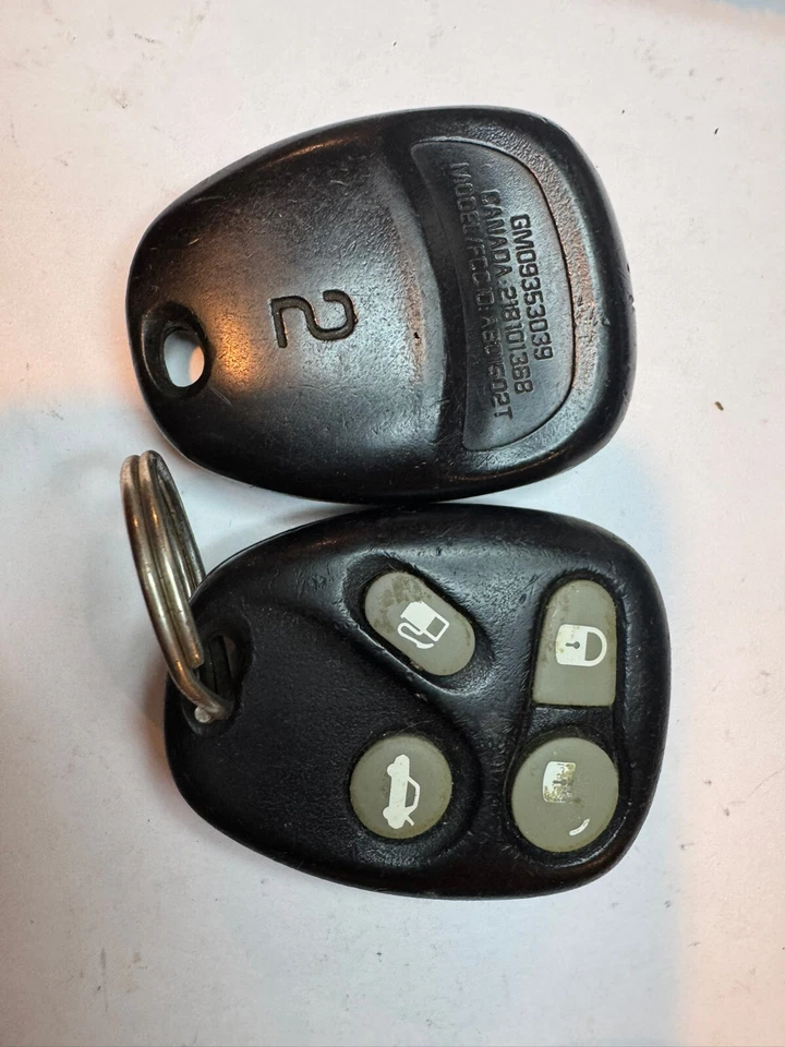 汽车无钥匙遥控器原始设备制造商凯迪拉克 DEVILLE 2000 ABO1502T 控制钥匙链 #2 — 第 3/4 张图片