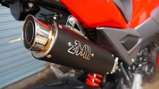 Escape ZoOM Honda GROM 125 MSX SF 2017-2020 sistema completo montaje alto negro SLZ