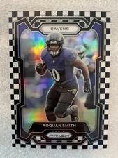 2023 Prizm Roquan Smith Black Checker Prizm #21 Baltimore Ravens