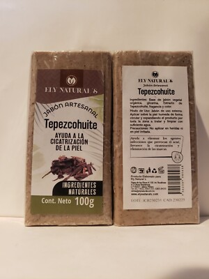 MIMOSA TENUIFLORA HERBAL SOAP JABON DE TEPEZCOHUITE 100GRS 100% Natural (2 Pack)