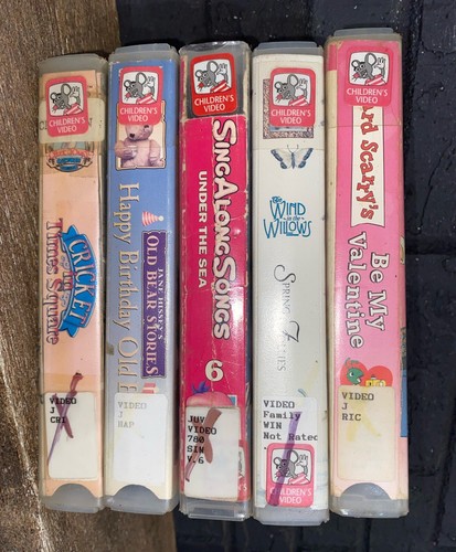 ExLibrary Vintage VHS Tapes, Richard Scarry's Be My Valentine 1995 HTF OOP Video - Picture 2 of 11