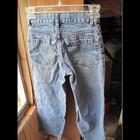 Arizona Loose 10 Slim 100% Cotton Blue Jean Pants Preowned Adjust Waist Button — photo 5