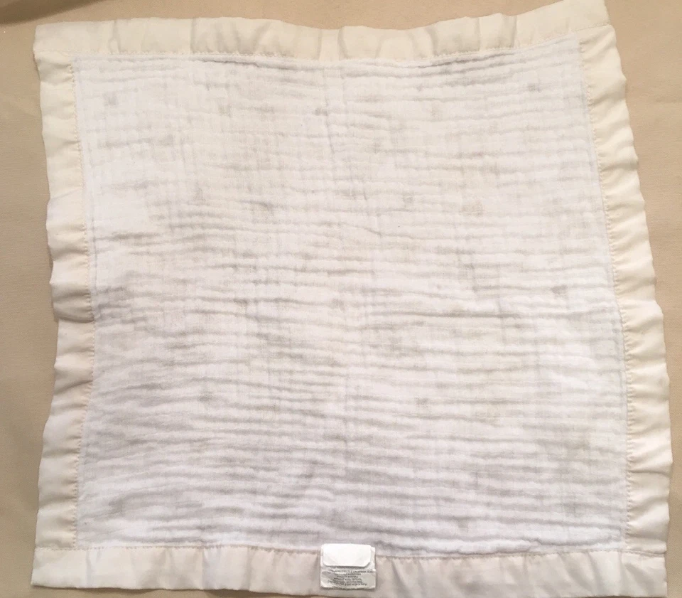 16” Disney Baby Lion King Muslin Lovey Simba Nala Security Blanket White Tan - Image 2 of 3