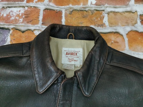 Avirex Vintage A2 Piloto Ee.uu. Chaqueta de Cuero The Original Margarita Gr: XL - Picture 5 of 10
