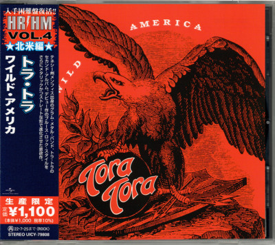 Tora Tora ~ Wild America (1992) OBI CD 2022 Universal Music Japan    NEW   
