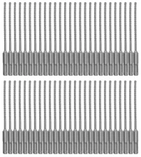60Pcs SDS Plus Rotary Hammer Drill Bit 8 Inch Length Carbide Tip Drill Cocnrete