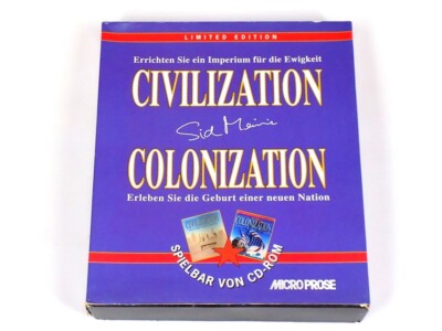 [PC CD-Rom] MicroProse: Sid Meiers - Civilization&Colonization - Limited Edition