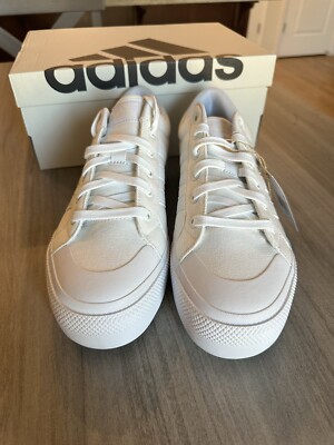 adidas gazelle silver green womens adidas Bravada 2.0 Lifestyle Skateboarding Canvas Mid-Cut Shoes Core Black  / Cloud White / Cloud White – Heppo.com main image 1