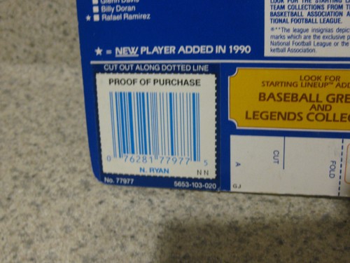 1990 Kenner Starting Lineup Nolan Ryan Texas Rangers Figures MLB baseball - Picture 8 of 8