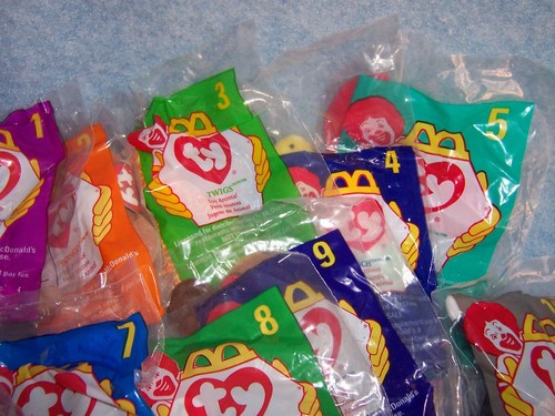 1998 McDonald’s Ty Beanies-Toy Animals, Complete Set of 12 - Picture 2 of 4