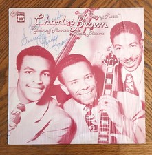 CHARLES BROWN / SUNNY ROAD ~ w Johnny Moore ~ Swedish LP AUTOGRAPHED ~ NEAR MINT