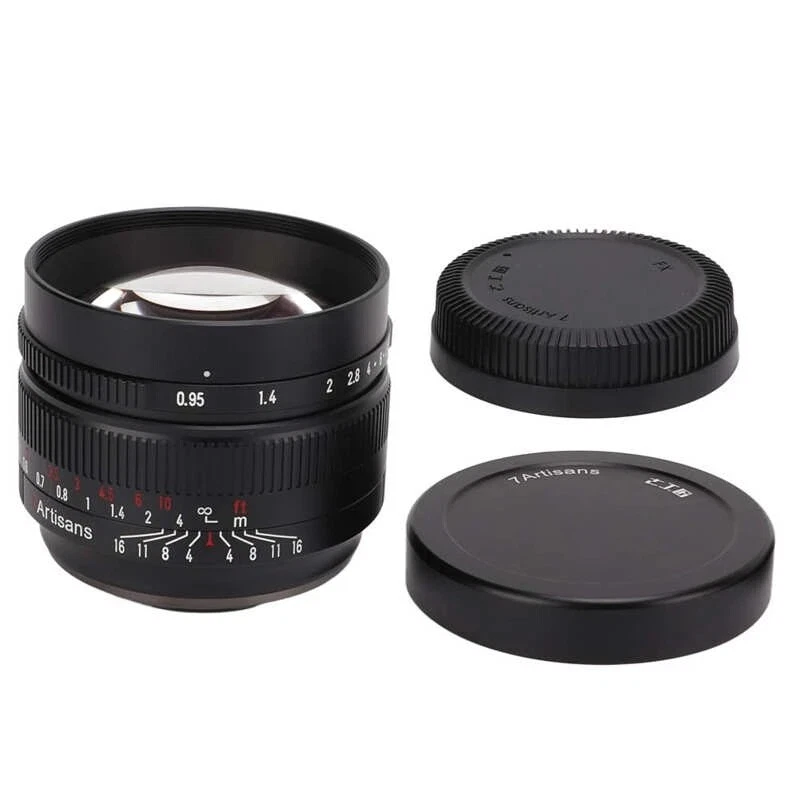 7artisans 50mm F0.95 APS-C Large Aperture MF Lens For Canon Nikon Sony Fuji M43  - Image 2 of 4