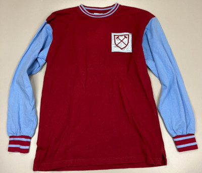 Score Draw West Ham United Langarmshirt Baumwolle Fußball Größe M Medium