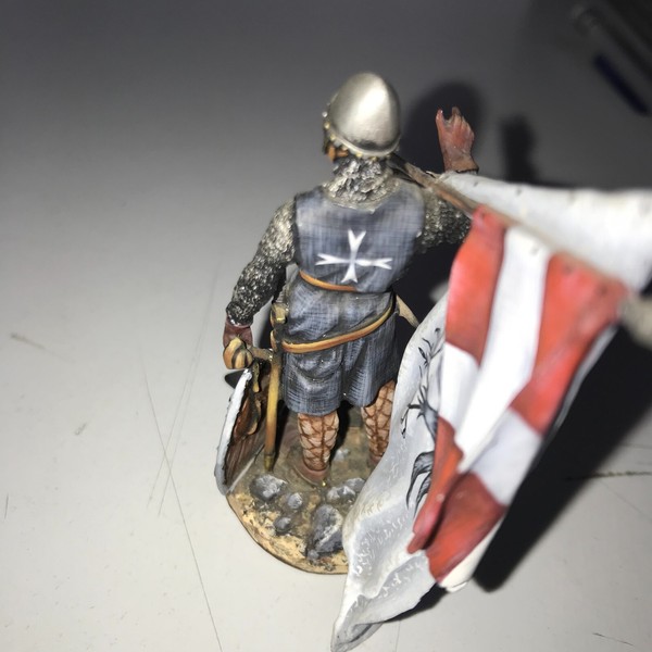MINIATURA ESCALA 75MM SOLDADO MEDIEVAL