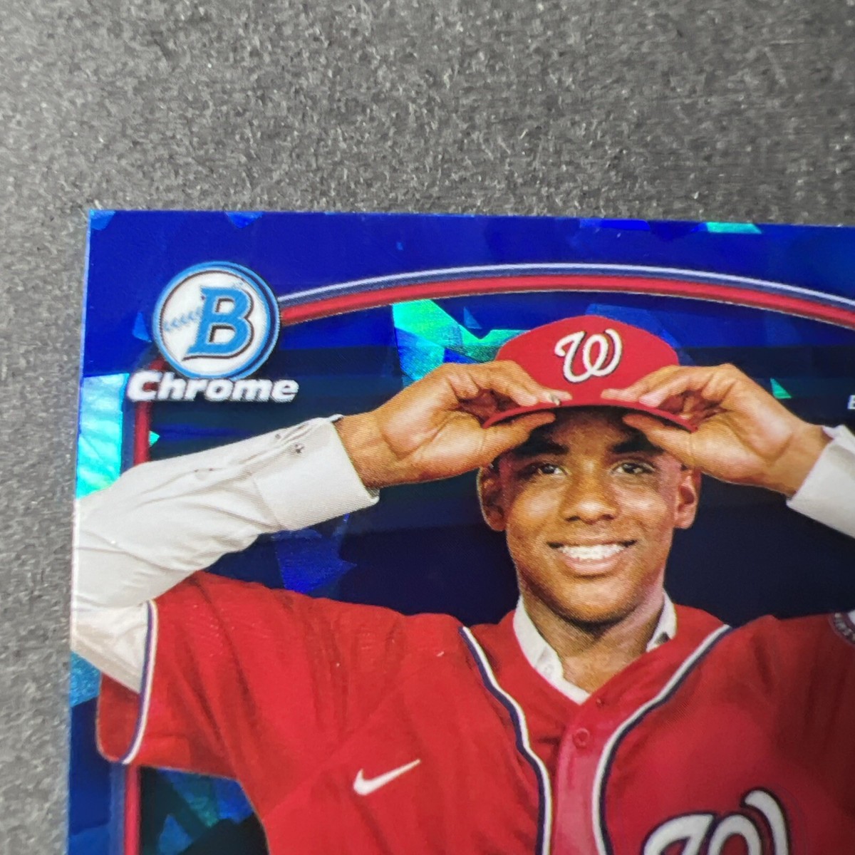 2023 Bowman Chrome Sapphire Prospects #177 Elian Soto (Nationals 