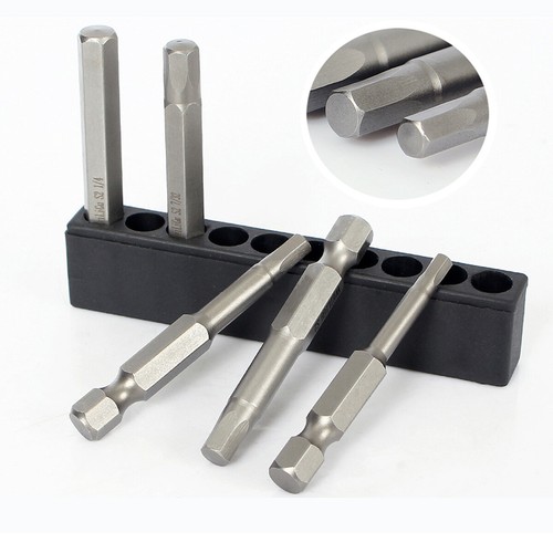 Imperial 1/4 Sechskantschaft Inbusschlüssel Bohrer Bit Magnetspitzen Schnellspanner magnetisch - Bild 5 von 12