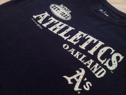 Camiseta ajustada estilo vintage Oakland A's Athletics S pequeña junior mujer INV319 - Imagen 4 de 6