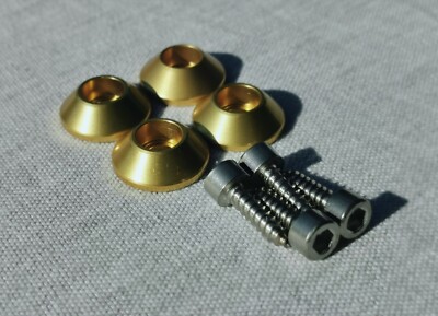 Vauxhall Astra G MK4 Zafira A MK1 Headlamp Stainless Bolt & Gold Washer kit Gsi