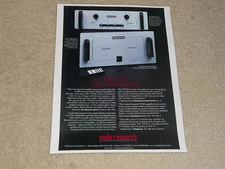 Audio Research VT100 Tube Amplifier Ad, LS15 Tube Preamp, Article, 1 Page, 1997