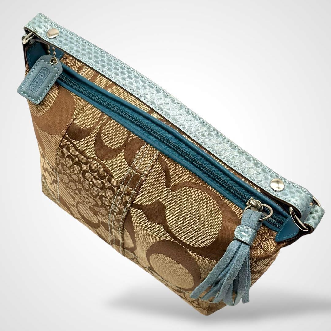 Coach Accessory Pouch Patchwork Y2K - image 6