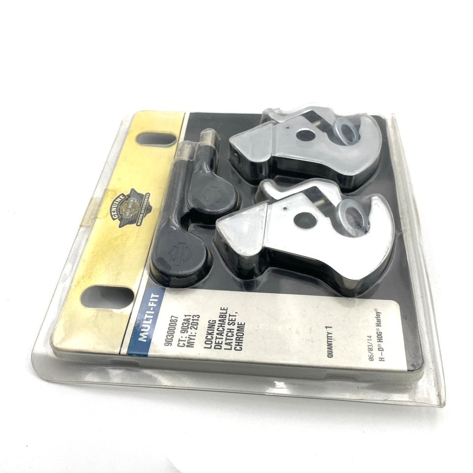 OEM Harley 90300087 Cromo Bloqueo Desmontable Sissy Bar Pestillo Touring Softail Foto 2 de 4