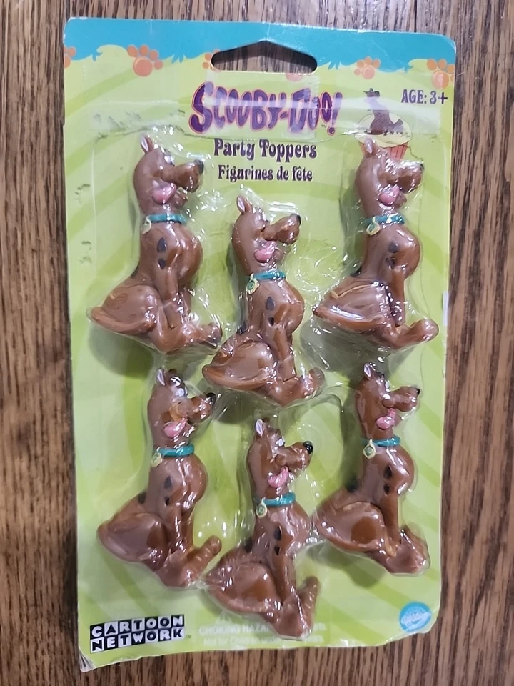 Wilton ~ ¡SCOOBY-DOO! TOPPERS DE FIESTA (6 paquetes) #2113-3206 sin abrir/nuevo - plástico Foto 2 de 3