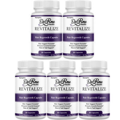 Derose Health Hair Support Supplement Biotin Skin Nail Formula (5 Bottles)