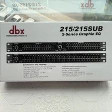 NEW DBX 215 Graphic Equalizer Professional Products Tested Rack Mount 15 Band