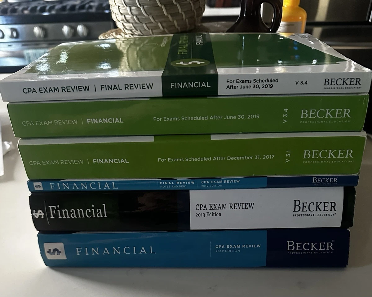 Becker tac 全巻 Becker CPA Books for sale - eBay