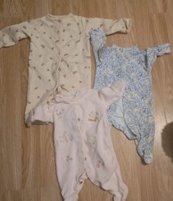 Baby Girl Sleepsuits Small Bundle Newborn