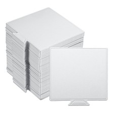 Mini tableros para pasteles, cartones para pasteles mousse bases cuadradas para pasteles 200 un. (tono plateado)