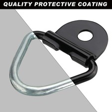 ⁺2PCS Tie Down Anchors VRing Bolt On Flush Mount For Pickup SUV Boat Ship