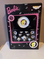 BARBIE 35th Anniversary China Tea Set 1994 w/Original Box