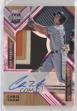 2018 Panini Elite Extra Edition Purple 9/25 Chris Shaw #FTSA-CS Auto hg6